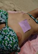 Who brings a pad of sticky notes to the beach?!