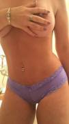 Lovely jewelry, nipple and panties