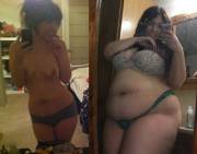 From petite to BBW [comparison]