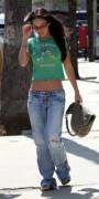 Megan Fox in low jeans