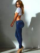 Heels and jeans