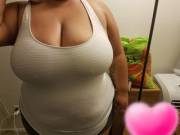 white shirt (xpost BBW) I love showing you my tits!