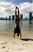 Veronica Rodriguez upside down
