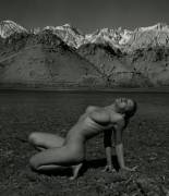 Nude in Death Valley by Andre de Dienes, 1950s