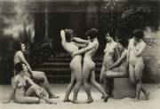 An Arrangement of Models photographed by Albert Arthur Allen (1925)