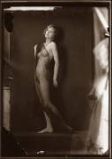 Nude Model in the Studio photographed by Nikolai Ivanovich Svishtov Paulo (c. 1923)