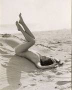 Viparita Karani photographed by Edwin Bower Hesser (c. 1930's)