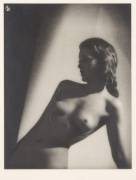 "Nude Study" photographed by Emery P. Revesz-Biro (c. 1930's)
