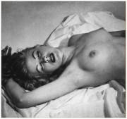 "Asleep" photographed by William Mortensen (1942)