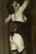 "Le Corset Noir" - French Advertisement for Diana Slip photographed by Brassaï (1934)