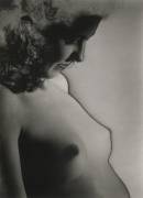 "Solarized Nude" photographed by Josef Ehm (1946)
