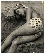 Ama in Repose - Japanese Pearl-Diver photographed by Iwase Yoshiyuki (c. 1959)