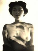 Two Nudes photographed by Kansuke Yamamoto (1950)