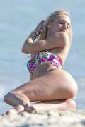 Candice Swanepoel, the beach bum