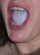 My wife's mouth after her new bf, and before she kissed me :-D