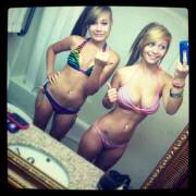 Bikini twins (xpost from r/realgirls)