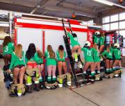Female Firefighter Football Team