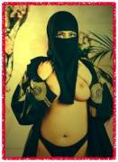 Lusty Arab Wife in Niqab
