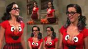 Katy Perry and her Elmo bouncers