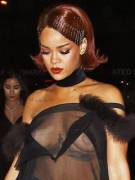 Rihanna's see through nipples
