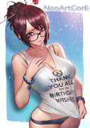 Mei says thanks for all the birthday wishes [NeoArtCorE]
