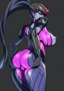 Widowmaker shows off her ass...ets (mikoyan) (x-post from /r/rule34)