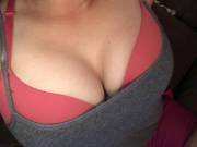 Lunch hour boobs.