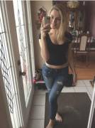 Blonde Teen Skinny Jeans