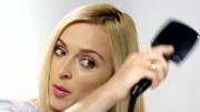 Fearne Cotton playing with her hair