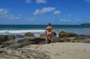 Look out for the naked dude on the beach!