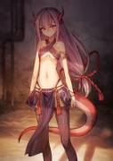 Melusine (dragon girl OC by Ibuki Notsu)