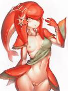 Mipha proving the the best girls are fish girls (fumio936) [The Legend of Zelda]