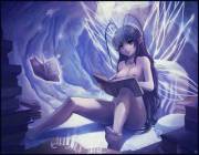 A fairy reading