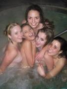 Hot tub party!