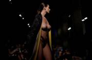 Bare breasts in Marika Vera Spring/Summer 2017 Collection