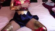 [vid] Wonder woman hairy pussy premade video - face riding POV up for sale, info in comments!