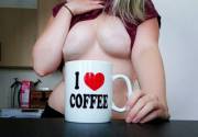 Thank you all [f]or accepting my Double Mastectomy titties!!! :) Drinking coffee and going through all of your comments/messages! :)
