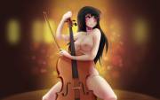 Octavia at her cello [humanized] (artist: guinefurrie)