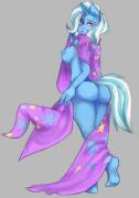 Everyone needs more Trixie booty in their lives [anthro] (artist: pettankochanv)