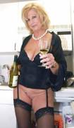 Better lay off the wine at the party granny