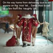 Naughty Santa [Threesome]