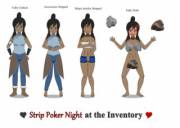 Korra has been added to the game Strip Poker Night at the Inventory!
