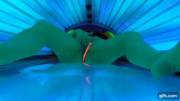 Self Loving in a tanning bed