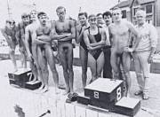 Swim competitions of yesteryear