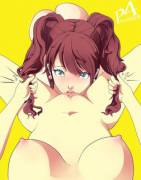 Rise Kujikawa's pig tails are good for something (sunbeam) [Persona]