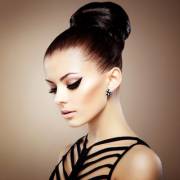 Updo and Eyeliner