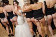 bridemaids in VS panties