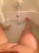 I had some fun in the tub recently... Who wants to see the rest?