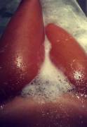 Hot bath and bubbles