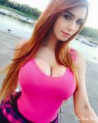 Gorgeous Stacked Redhead - Sadly NonNude